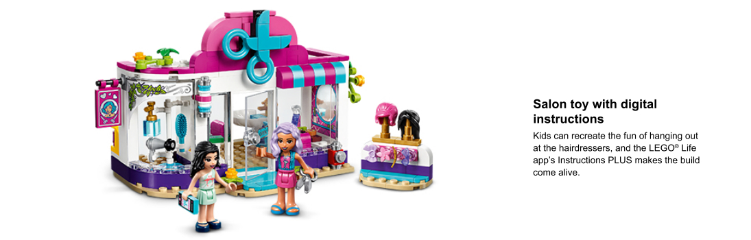 LEGO Friends: Heartlake Hair Salon (41391) Toys - Zavvi US