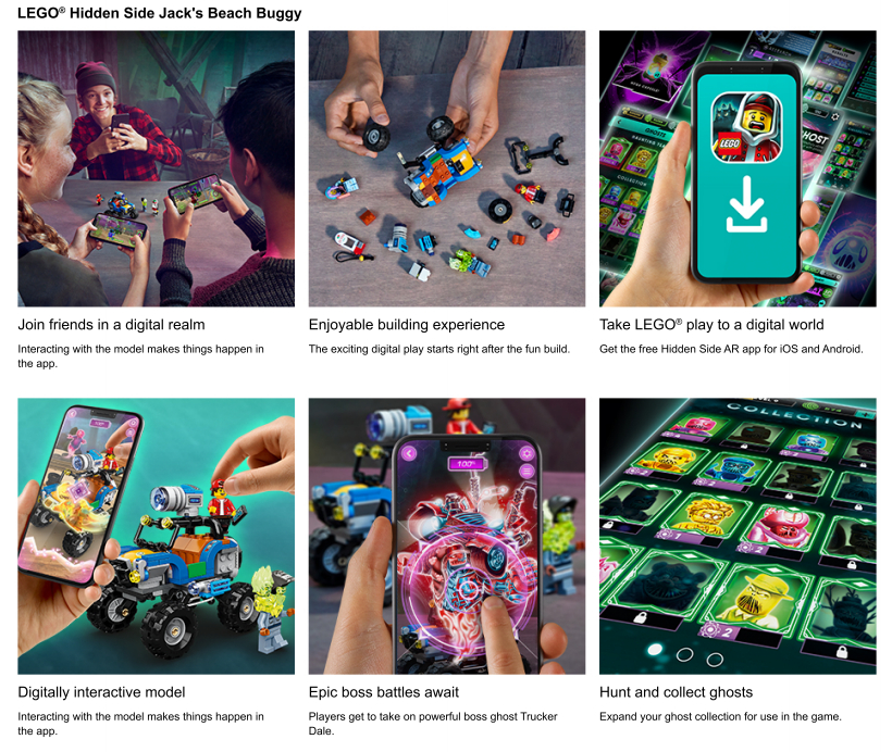 レゴ ヒドゥンサイド: ジャックのビーチバギー ARゲーム アプリセット