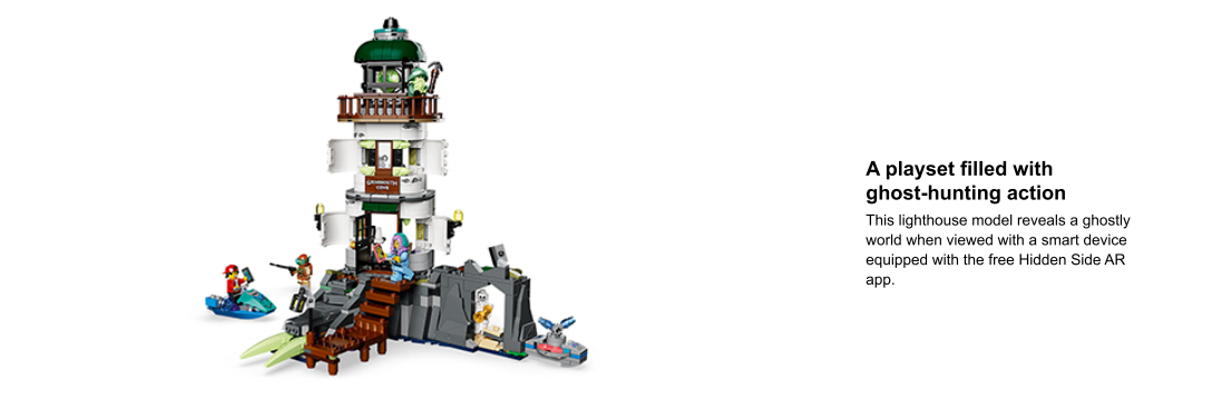 LEGO Hidden Side: The Lighthouse of Darkness AR App Set (70431) - IWOOT UK