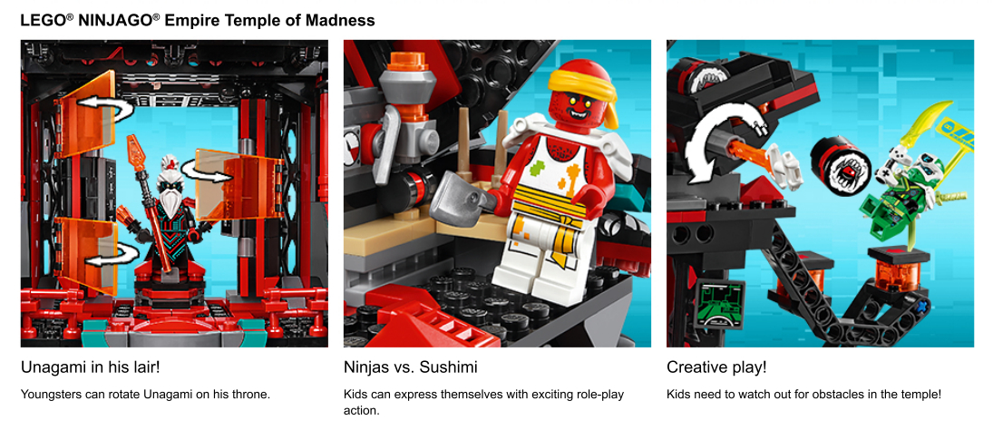 Ninjago temple of online madness