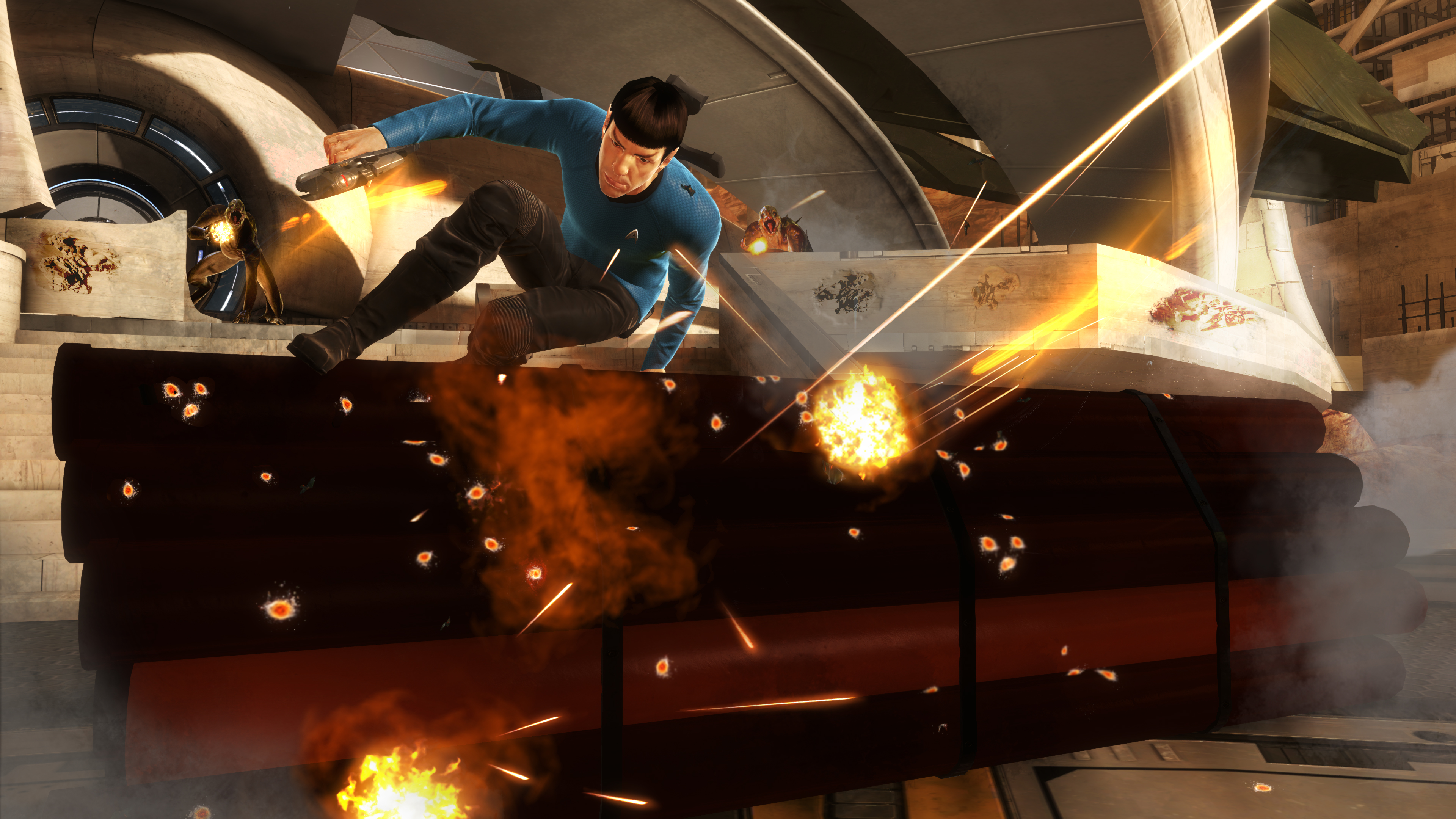 Игра снято. Star Trek игра. Star Trek игра 2013. Star Trek ps3. Стартрек Xbox 360.