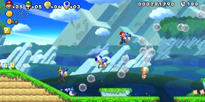 mario bubble land