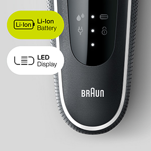 Li-ion battery. LED display.