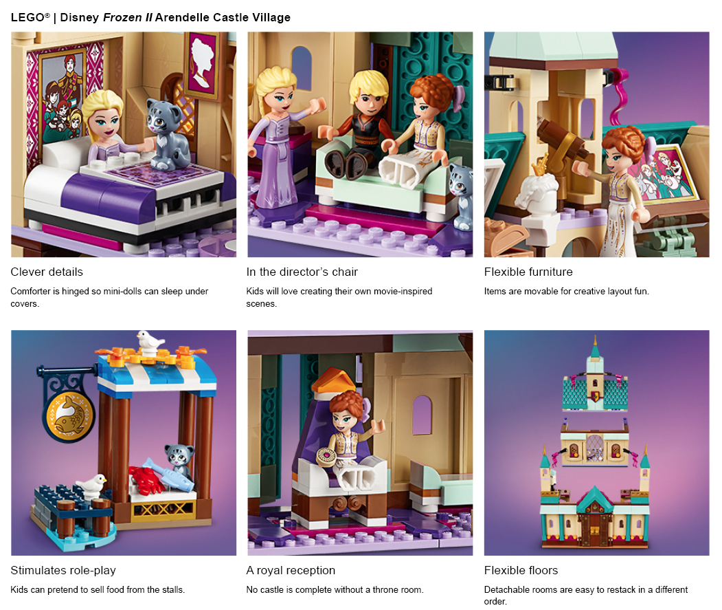 Lego disney frozen online arendelle castle