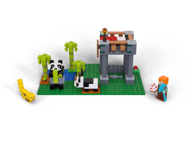 hellig Dynamics Uretfærdighed LEGO Minecraft: The Panda Nursery Building Set (21158) Toys - Zavvi US