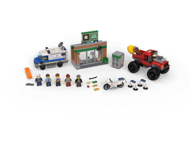 LEGO 60245 Police Monster Truck Heist - LEGO City - BricksDirect Condition  New.