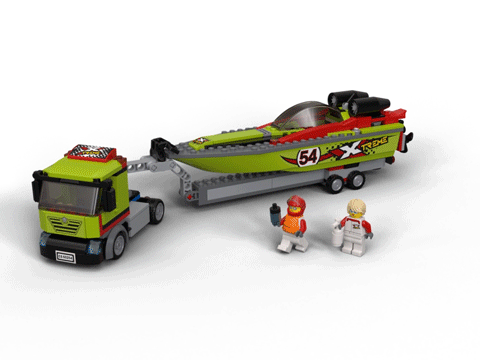 LEGO 60254 Race Boat Transporter - LEGO City - BricksDirect