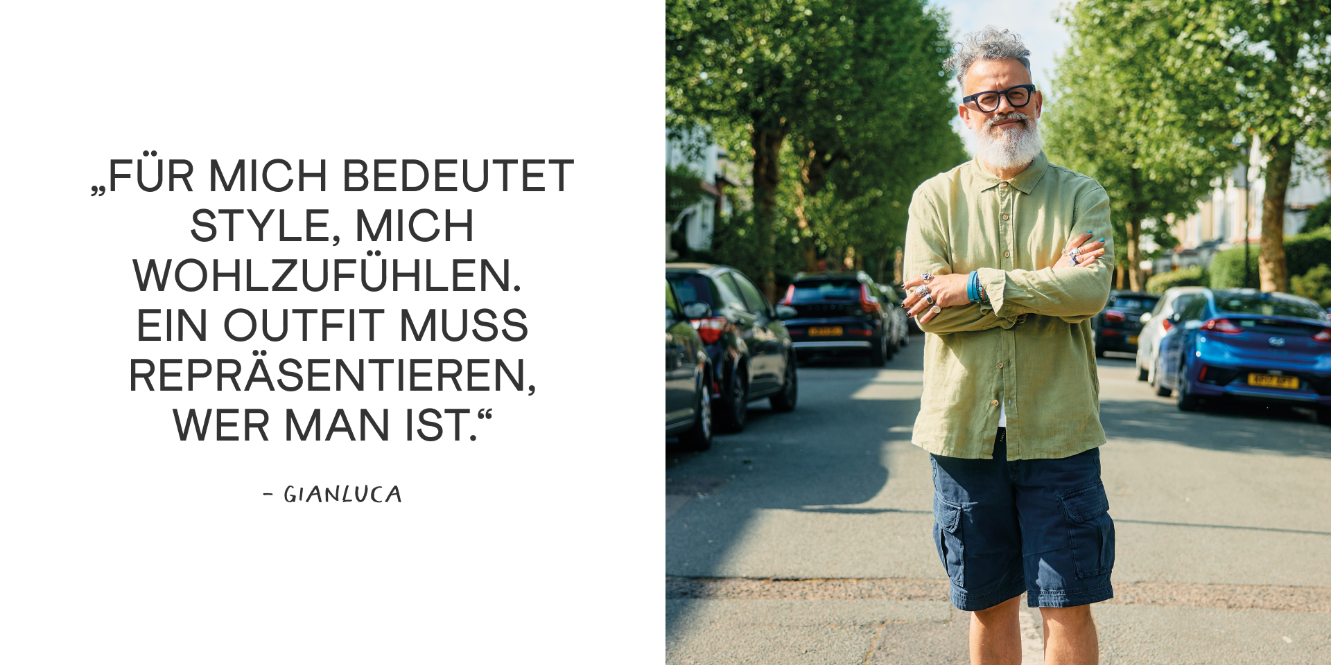 Für mich bedeutet Style, mich wohlzufühlen.