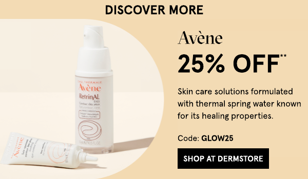 25% off Avene with code: GLOW25