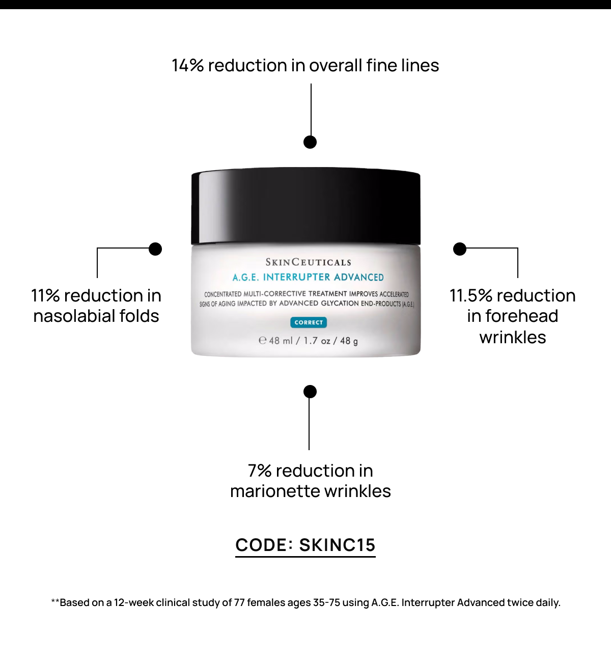 SkinCeuticals A.G.E. Interrupter Advanced Anti-Wrinkle Cream (1.7 fl. oz.)