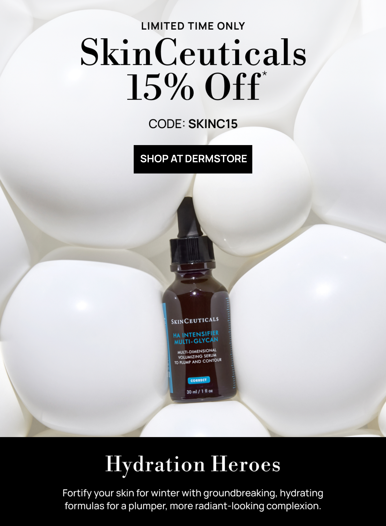 15% off SkinCeuticals with code SKINC15