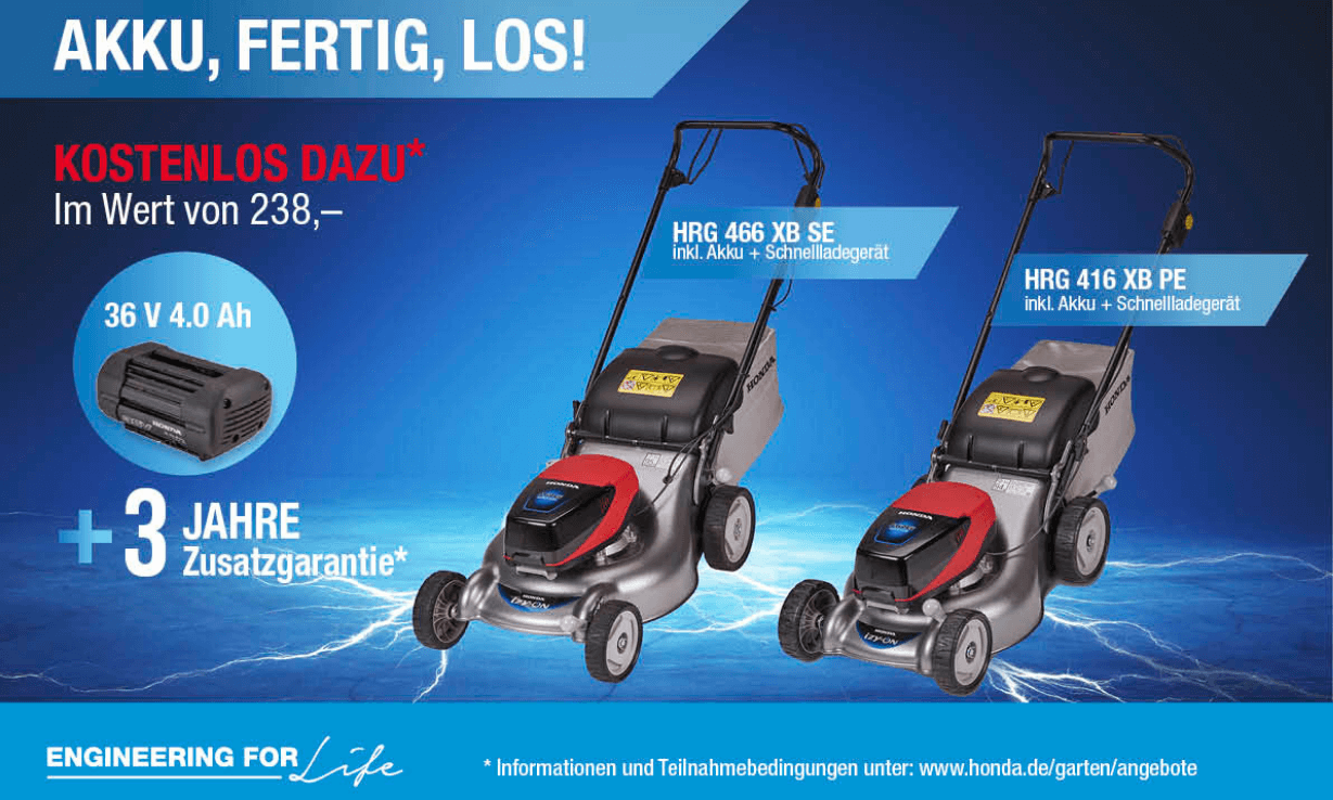 Praktische Gartengeräte von Honda Online kaufen