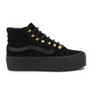 black trainers with studs