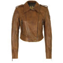 Belstaff Women's Seaton Leather Jacket - Cognac - Free UK Delivery ...