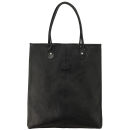 OSPREY LONDON The Zone A4 Leather Tote - Black - Free UK Delivery Available