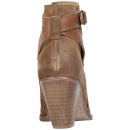 Hudson London Women's Lewknor Suede/Leather Heeled Ankle Boots - Tan