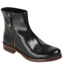 KG Kurt Geiger Women's Sadie Flat Leather Ankle Boots - Black | FREE UK ...