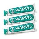 Marvis Classic Strong Mint Toothpaste Bundle -hammastahnasetti (3x85ml) Marvis Classic Strong Mint Toothpaste Bundle -hammastahnasetti (3x85ml)