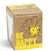 Grow Me Be Happy Sunflower