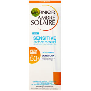 garnier sensitive advanced spf 50 face