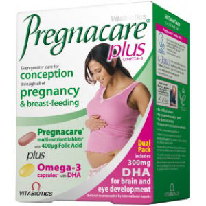 Vitabiotics Pregnacare Plus Pregnancy Supplement With Omega 3 28 Tablets 28 Capsules Free Us Shipping Lookfantastic