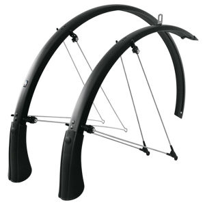 SKS Bluemels Matt 35 Road Mud Guard Set - Black