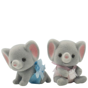 sylvanian families elephant twin babies