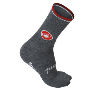 Castelli Quindici Soft Cycling Socks - Anthracite