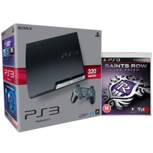 Playstation 3 PS3 Slim 320GB Console: Bundle (Includes Saints ...