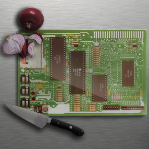 Motherboard Chopping Board from I Want One Of Those