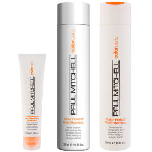 Paul Mitchell Colour Protect Trio- Shampoing, Après-shampoing & soin reconstructeur pour cheveux colorés