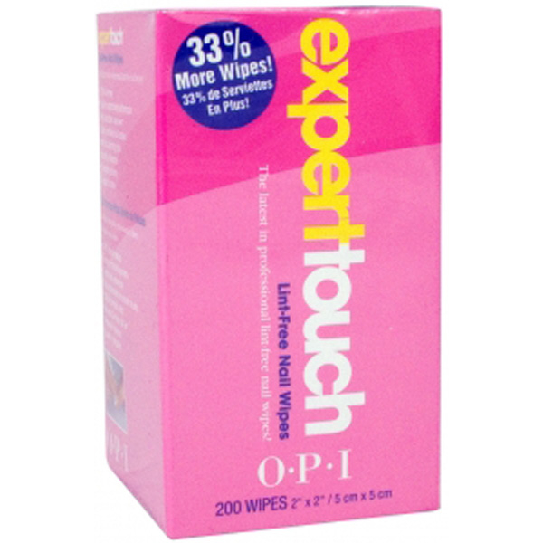 Opi Expert Touch Nail Wipes Box Of 200 Free Shipping Lookfantastic