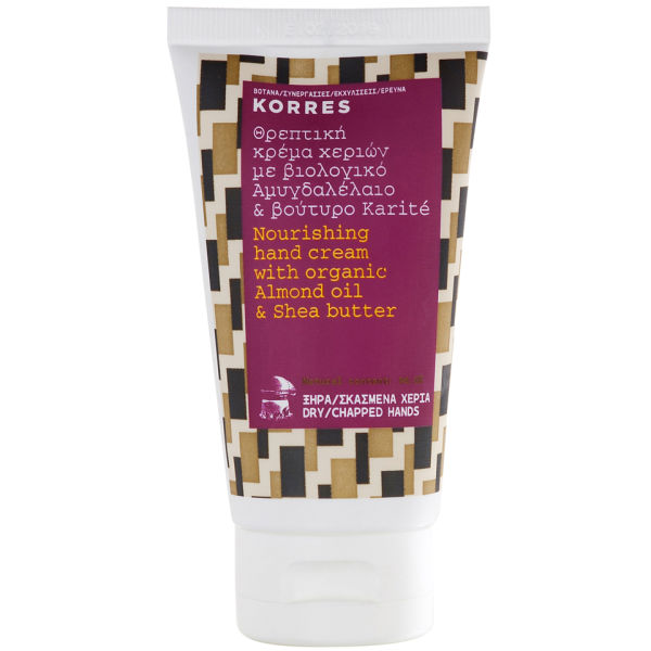 Korres Almond Oil and Shea Butter Hand Cream for Dry and Korres Almond Oil and Shea Butter Hand Cream for Dry and