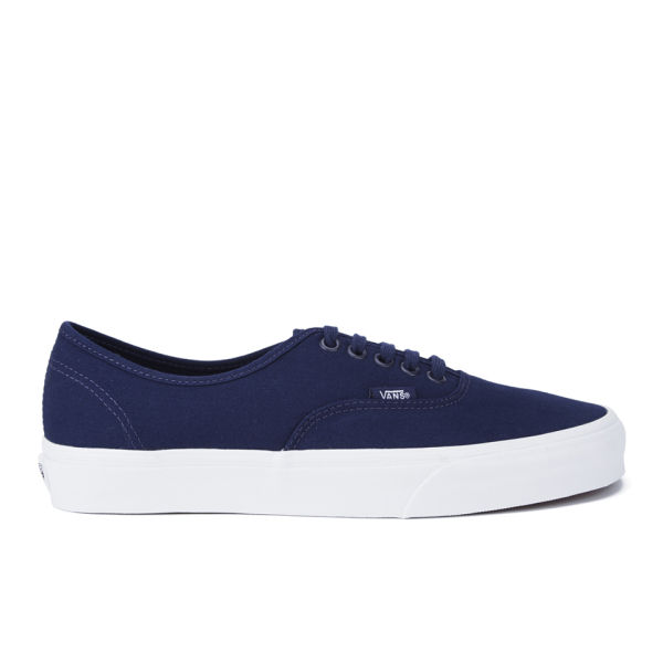 Vans Men's Authentic Canvas Mono Trainers - Eclipse - Free UK ... Vans Men's Authentic Canvas Mono Trainers - Eclipse: Image 1