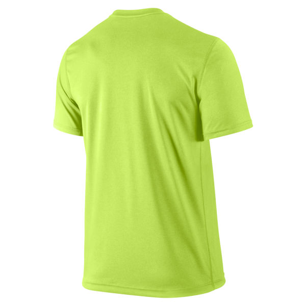 Nike Men's Legend Run Swoosh Running T-Shirt - Volt Green Sports ...