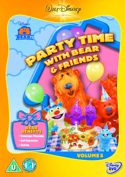 Bear In The Big Blue House Party Time With Bear Dvd Zavvi Uk