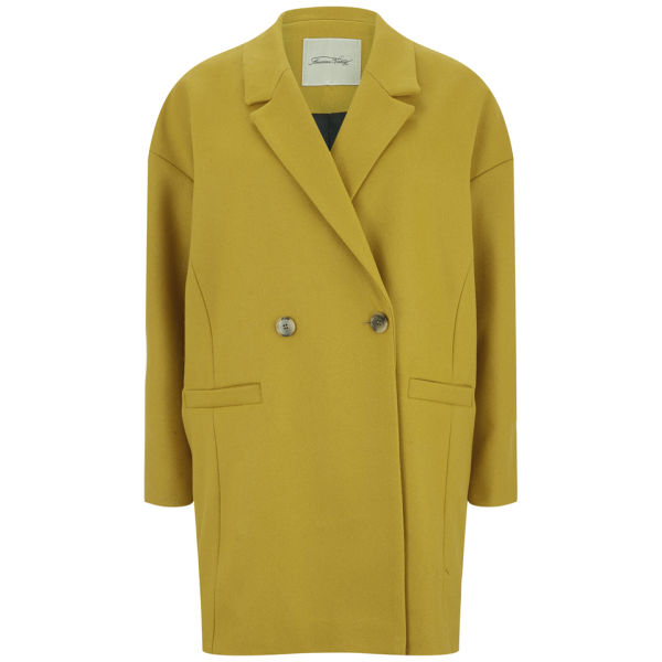 American Vintage Women's Grayson Tailored Collar Bowl Coat - Nugget ...