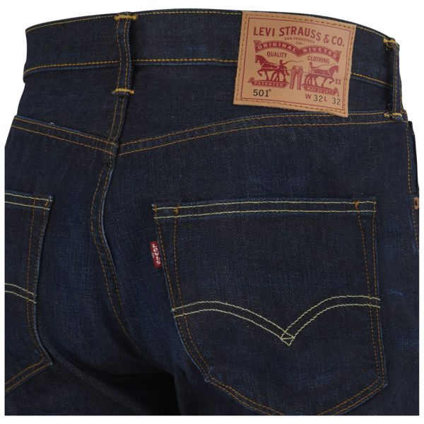 Levi's Men's 501 Original Fit Jeans - Blue - Free UK Delivery over £50