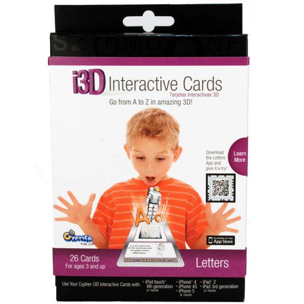 Cypher Kids 3D Interactive Cards and Letters Toys | TheHut.com