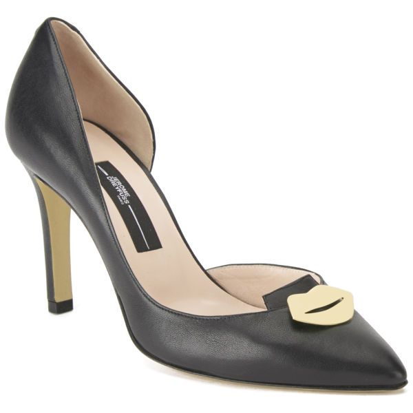 Jerome Dreyfuss Women's Pinpin Lips Heeled Court Shoes - Black - Free ...