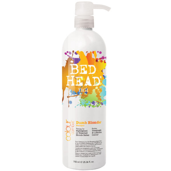 Tigi Bed Head Colour Combat Dumb Blonde Shampoo 750ml Free