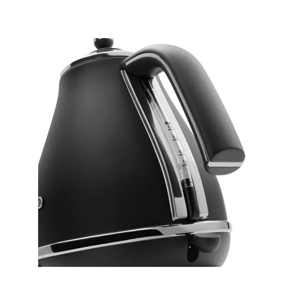 De'Longhi Icona Vintage 4 Slice Toaster and Kettle Bundle Black IWOOT