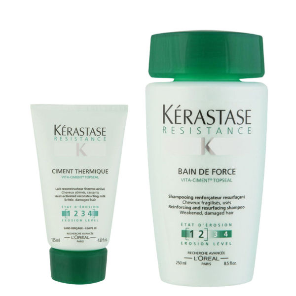 Kérastase Resistance Bain De Force (250ml) and Resistance 