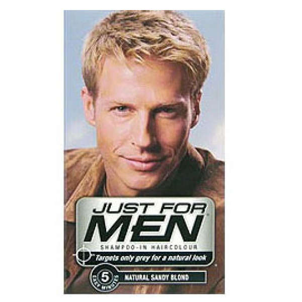 Just For Men Shampoo In Hair Colour Natural Sandy Blonde