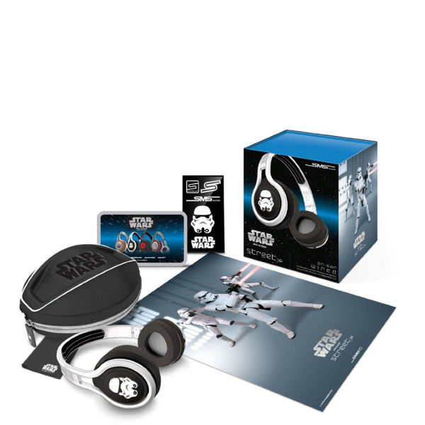  SMS Audio by 50 Cent Street Wired Headphones Includes Passive Noise Cancellation - Star Wars Edition - Storm Trooper - Silver: Image 11