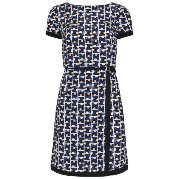Orla Kiely Women's Buckle Dress - Indigo - Free UK Delivery over £50