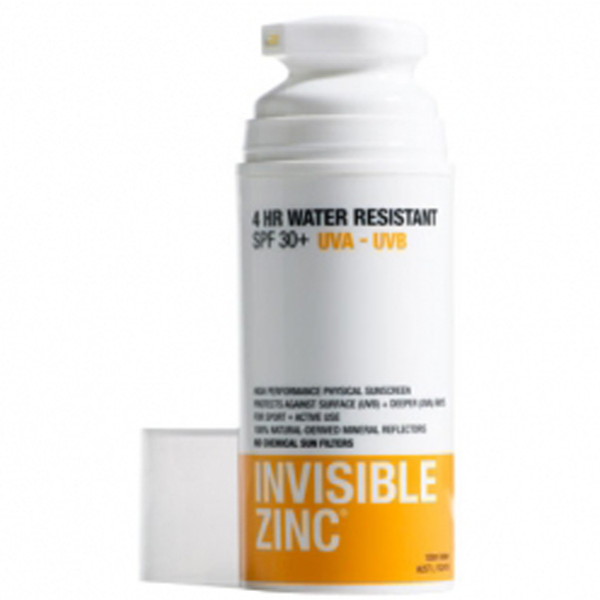 INVISIBLE ZINC 4 HOUR WATER RESISTANT SUNSCREEN SPF30+ (100ML) Buy