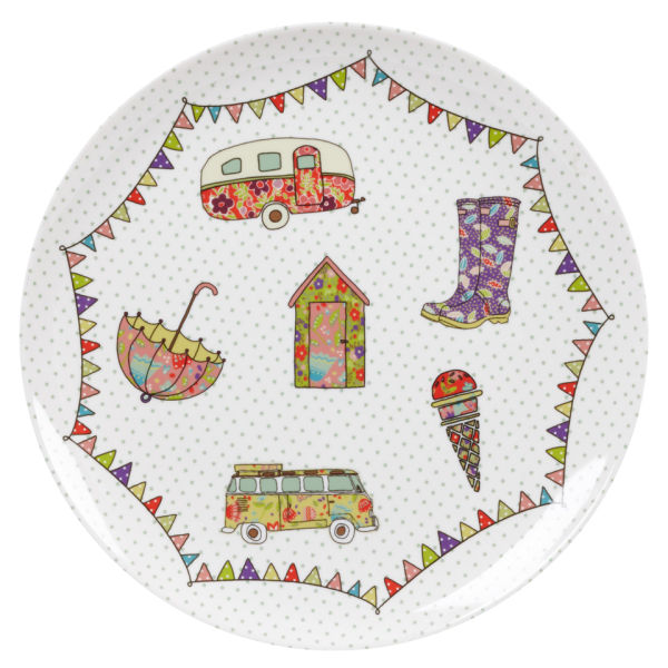 Caravan Trail Melamine Plate (10 Inch) Multi Homeware