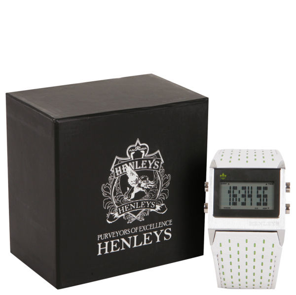 Henleys Mens Square Face Digital Watch Clothing