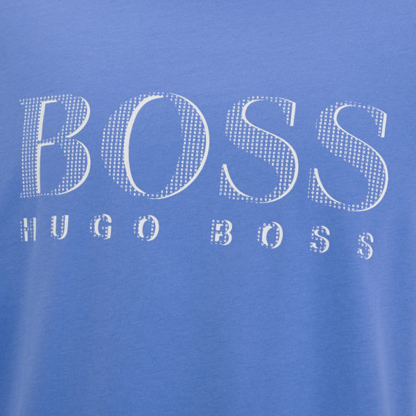 BOSS Hugo Boss Men's BOSS Logo T-Shirt - Blue Clothing | TheHut.com